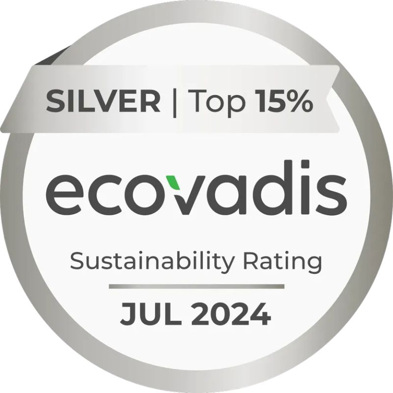 Ellisphere Ecovadis sustainability rating : SILVER - Top 15% - Juillet 2024